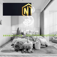 PHÒNG NGỦ TRẺ EM NGỌC THỊNH GỖ MÀU SÁNG